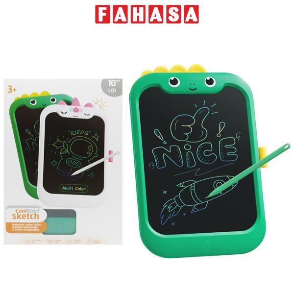 Đồ Chơi Bảng Vẽ Thông Minh Mực Đa Sắc 10 Inch - Khủng Long Tinh Nghịch - Coolkids ZJ19-C
