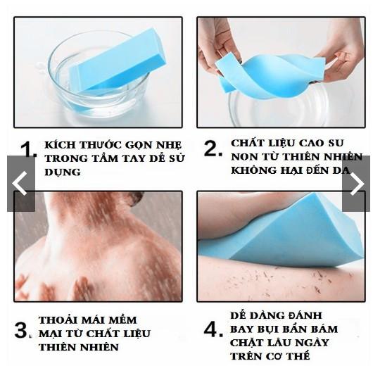 Bông tắm kì cọ lưng siêu sạch