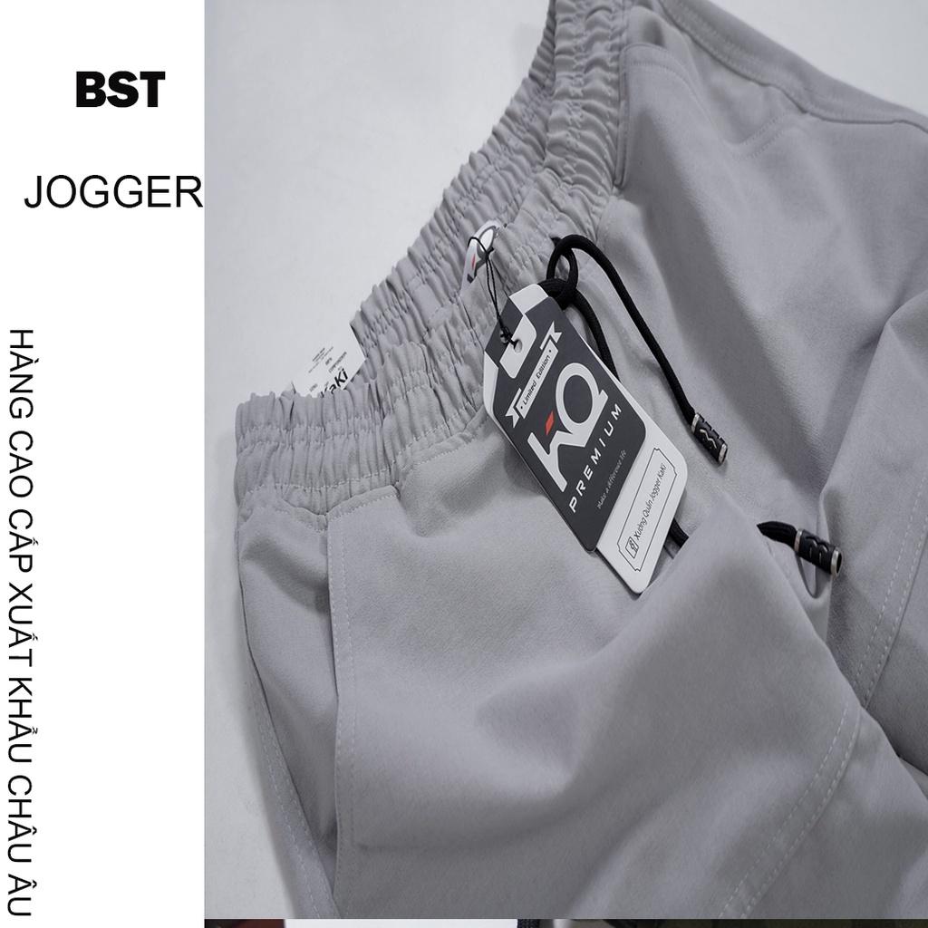 Quần jogger nam túi hộp chất kaki mềm mịn, phong cách đường phố, Vải Nhập Mãy Kĩ Hàng Chuẩn- SoHa Clothing