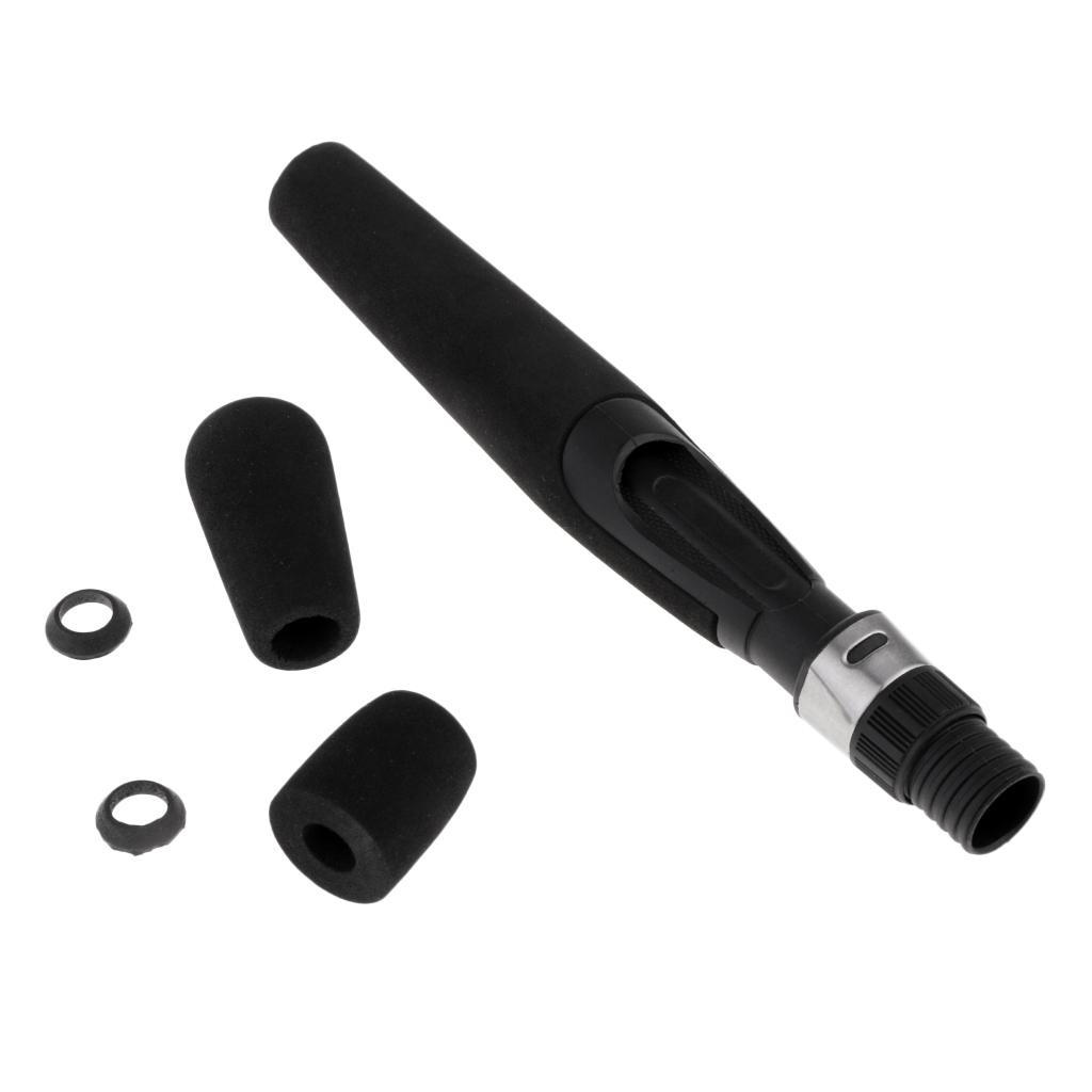 High Density EVA Ice Fishing Spinning Rod Handle Split Grip with Reel Seat