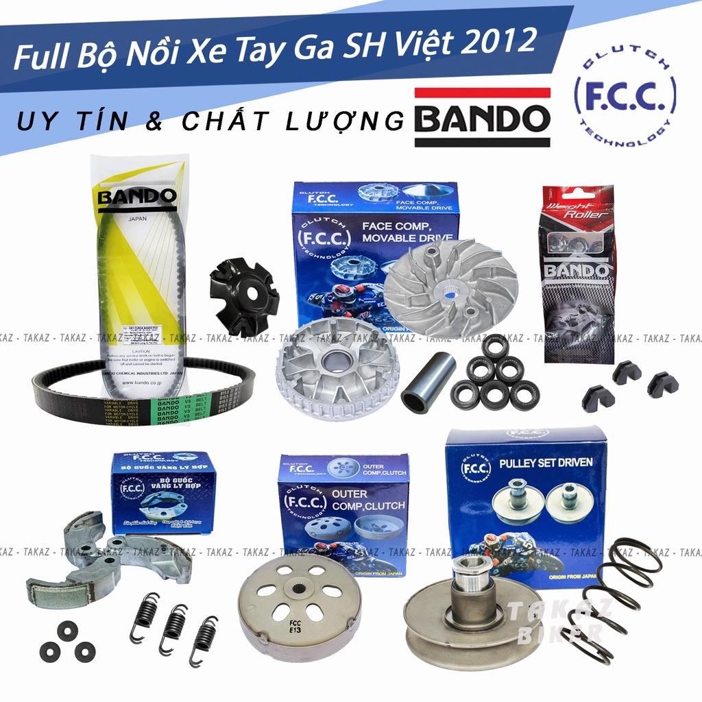 A8 Trọn bộ Full tất cả bộ nồi xe SH Việt 125 đời 2012 - 2013 hãng FCC