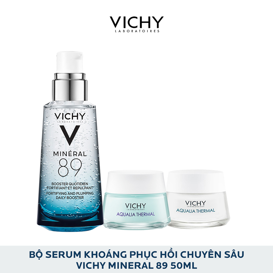 Bộ Dưỡng Chất (Serum) Khoáng Phục Hồi Chuyên Sâu Vichy Mineral 89 50ml