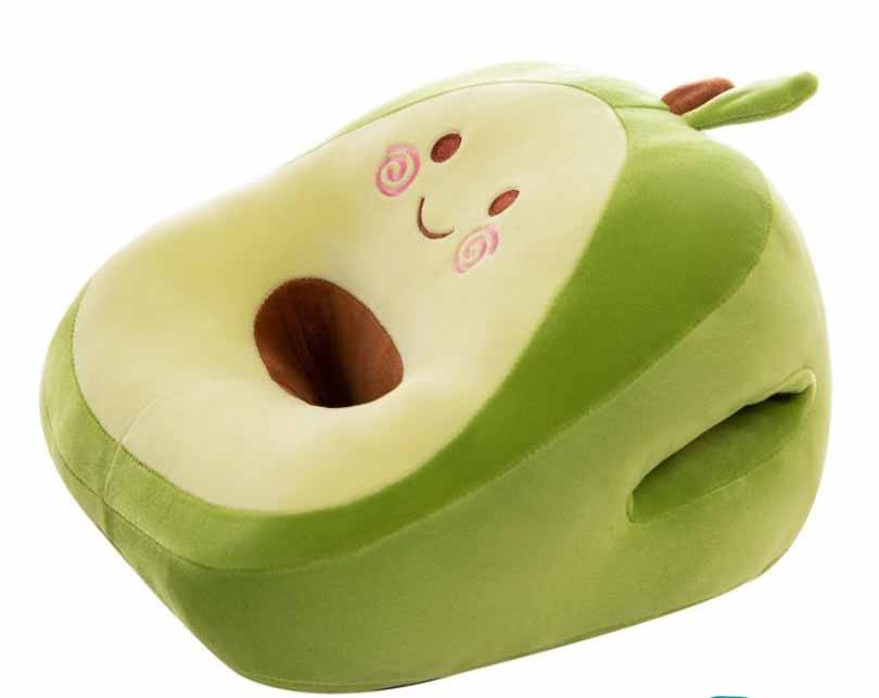 GẤU BÔNG GỐI NẰM QUẢ BƠ HÌNH DONUT 3IN1 - ICHIGO