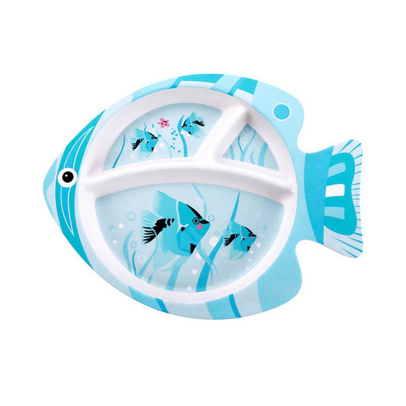 2021 Môi Trường Mới Sợi Tre Tự Nhiên Con Bát Hoạt Hình Ăn Tối Bộ Đồ Ăn Cho Bé Bộ Đồ Ăn Món Ăn