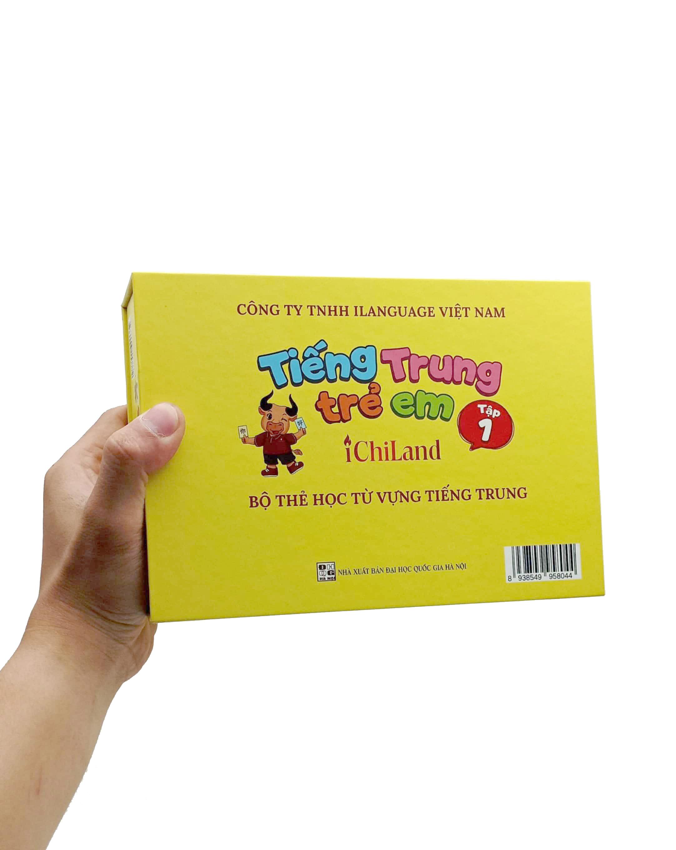 Tiếng Trung Trẻ Em Ichiland - Bộ Thẻ Học Từ Vựng Flashcard - Tập 1