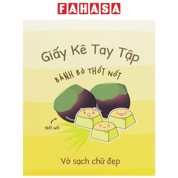 Giấy Kê Tay Tập Bánh Việt - The Sun - Bánh Bò Thốt Nốt - Màu Vàng