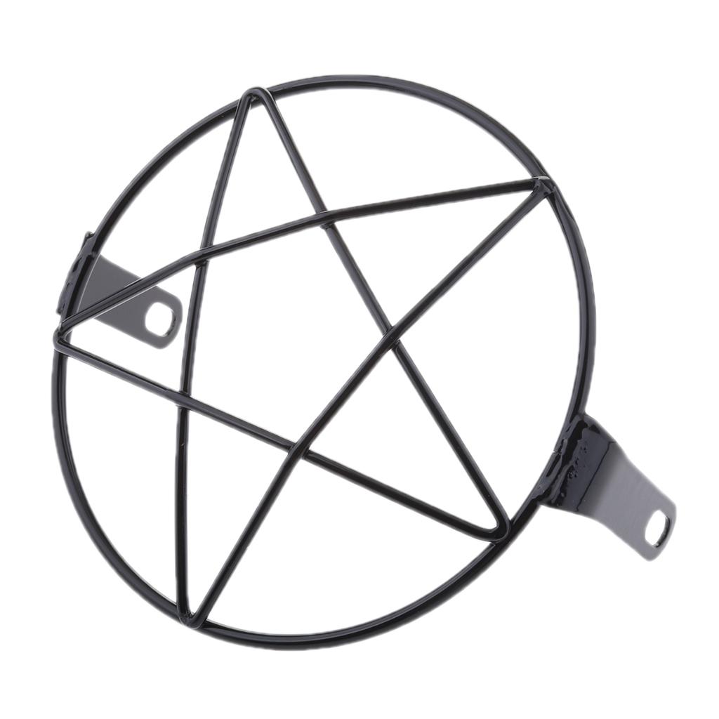 Motorcycle Retro Metal Headlight Protector Guard Cover for GN CG125