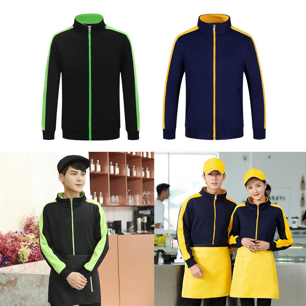 Unisex Fleece Jacket Transition Jacket Work Jacket With Zipper