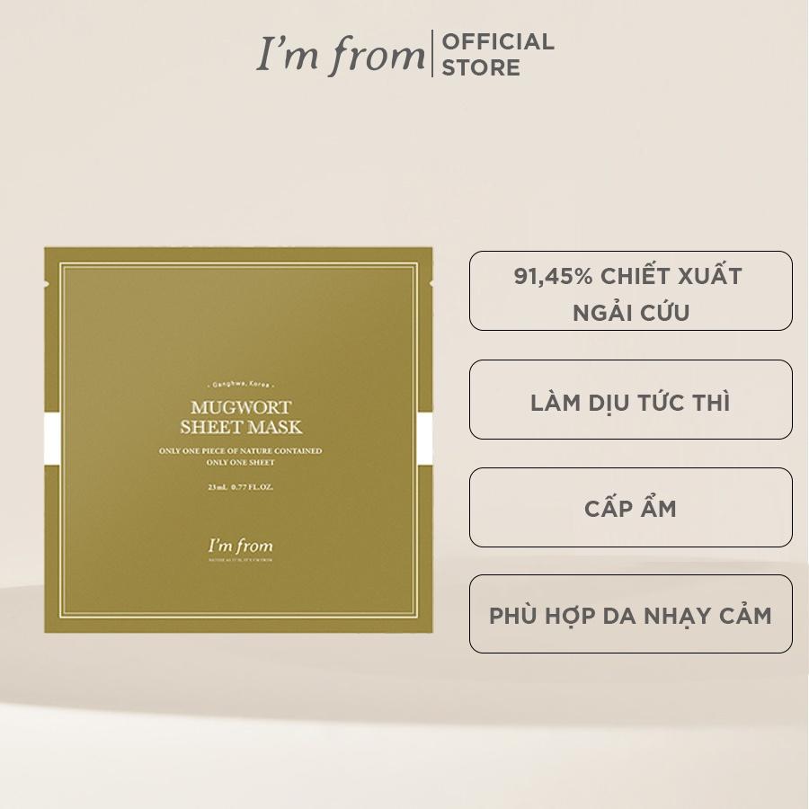 Mặt Nạ Dịu Da I'm from Mặt nạ Mugwort Sheet mask