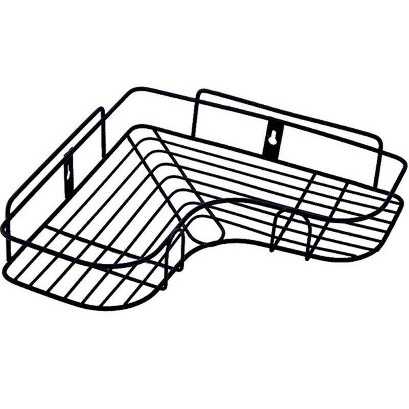 High Quality Durable Iron Bathroom Tray Rack Corner Bath Storage Holder Organizer Rack Triangular Shower Caddy Shelf