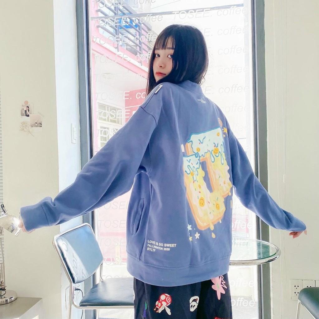 Áo Khoác Cardigan Unisex - Áo Cardigan form rộng Ulzzang phối Leng Fab