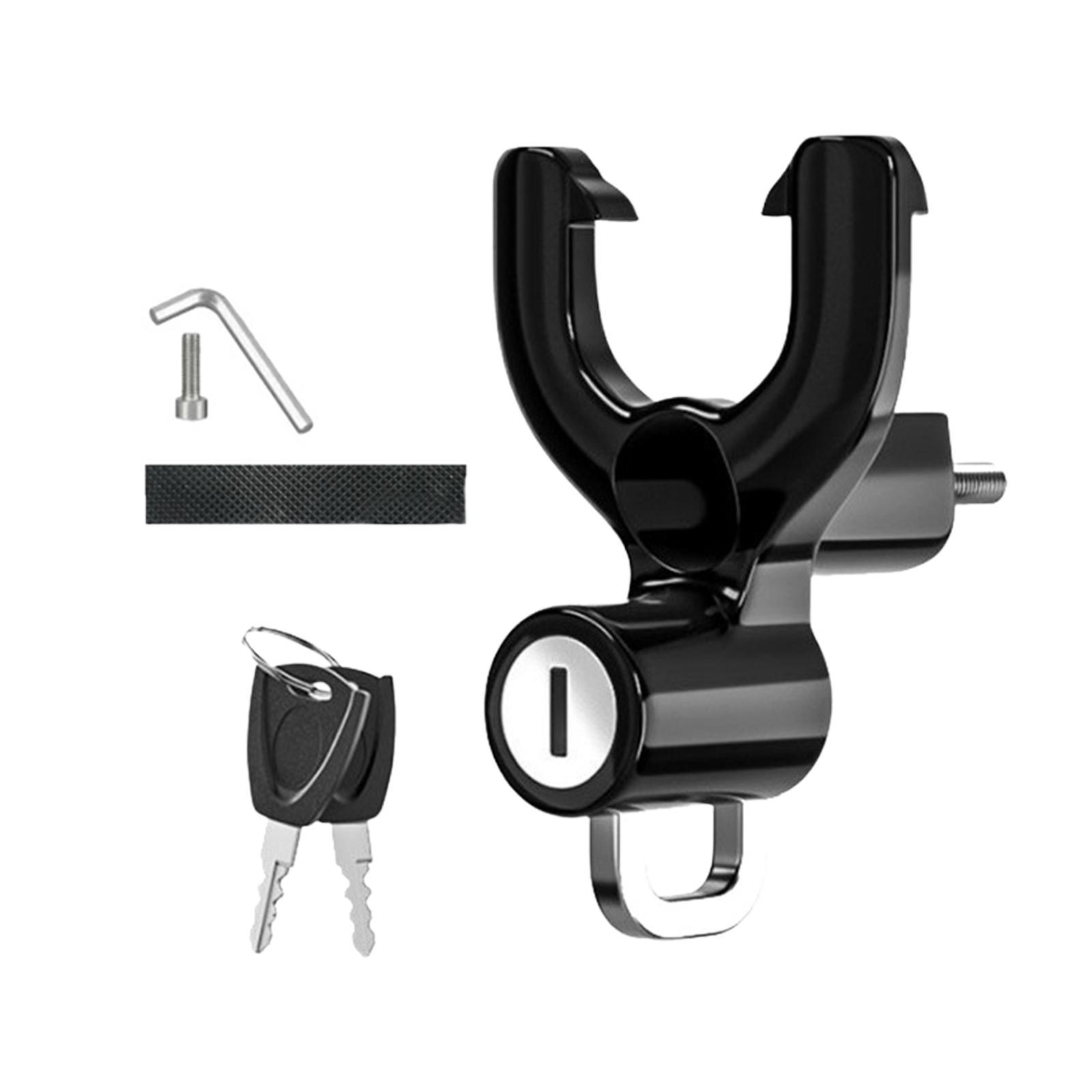 Motorcycle Lock Hook Waterproof Anti Rust Easy Installation Universal