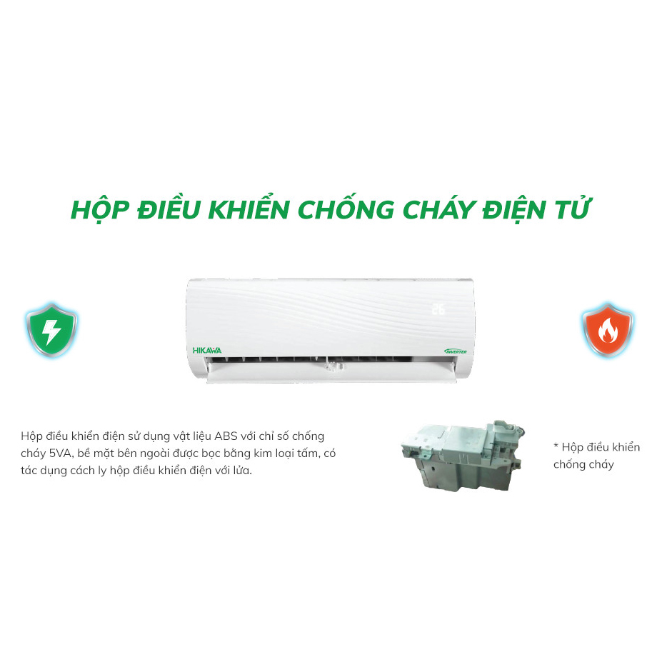 Máy lạnh Hikawa Inverter 2.5HP HI/K-VC25A - Chỉ giao HCM