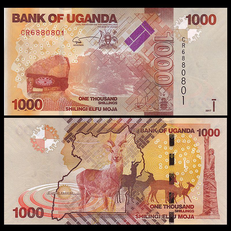 Tiền con Dê 1000 shillings Cộng hòa Uganda, tuổi Mùi sưu tầm