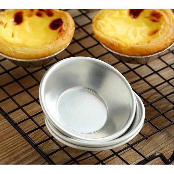 Bộ 5 Cốc Nhôm Làm Cupcake, Caramen / Cốc Làm Bánh Flan