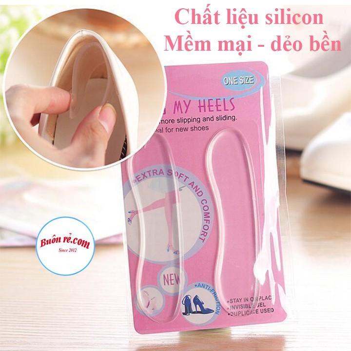 Miếng lót gót giày silicon cao cấp chống đau chân 00064 _ Buonrecom