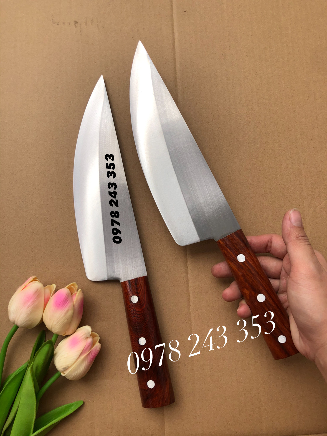 Dao bầu to thái - lọc khôg gỉ