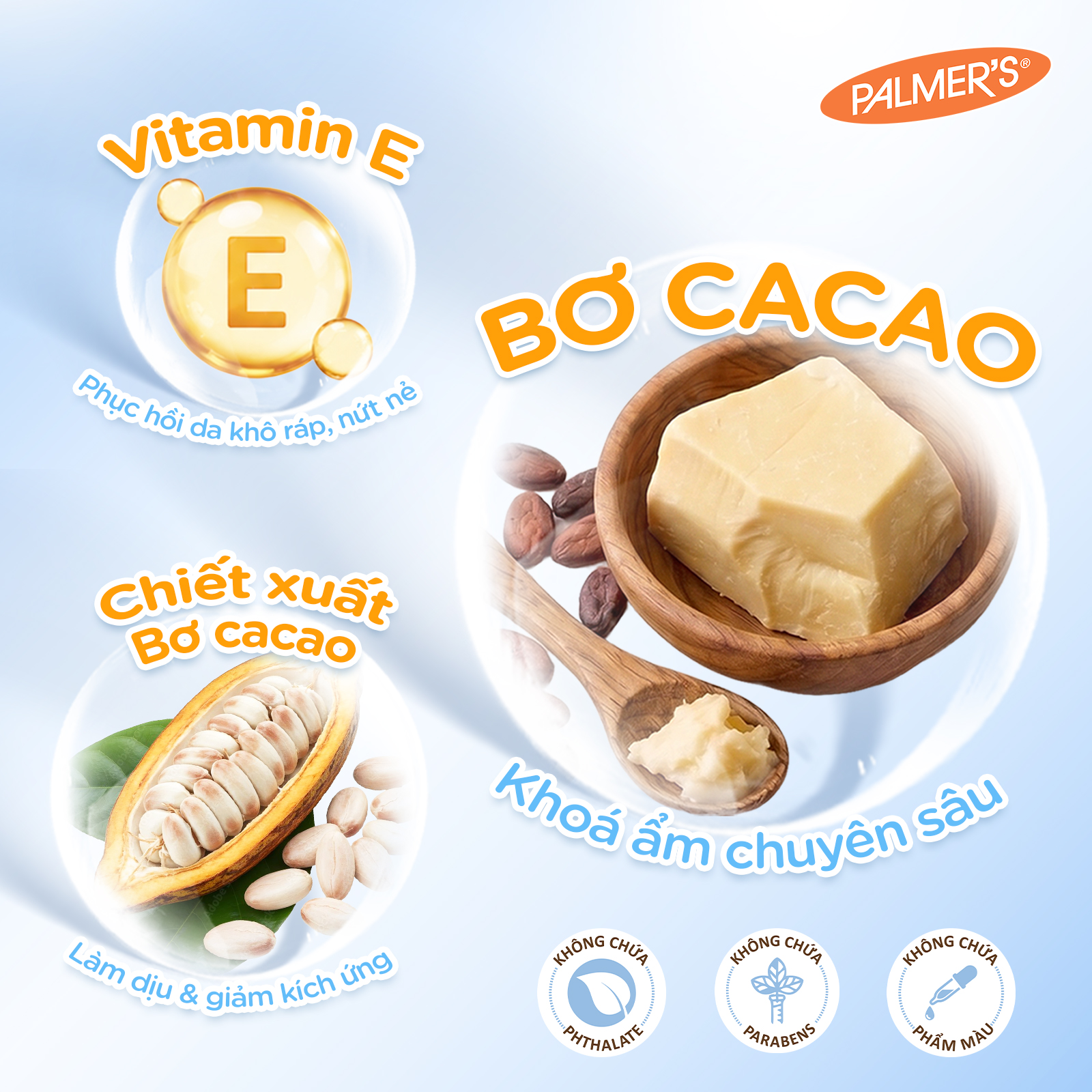 [Mới] Sáp Dưỡng Ẩm Toàn Thân Cho Bé Palmer's Cocoa Butter 100g