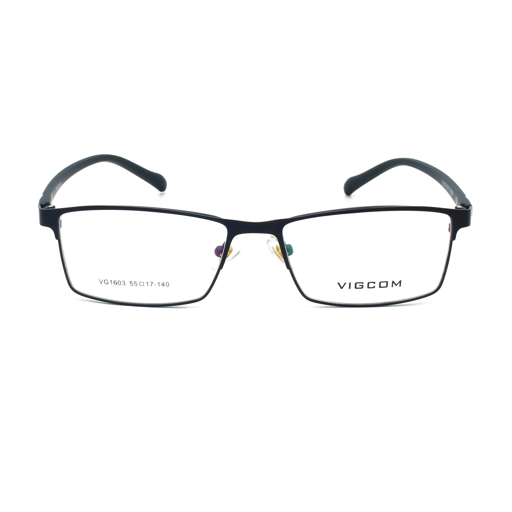 Gọng kính kim loại nam VIGCOM VG1603 thời trang (size 55/17/140)