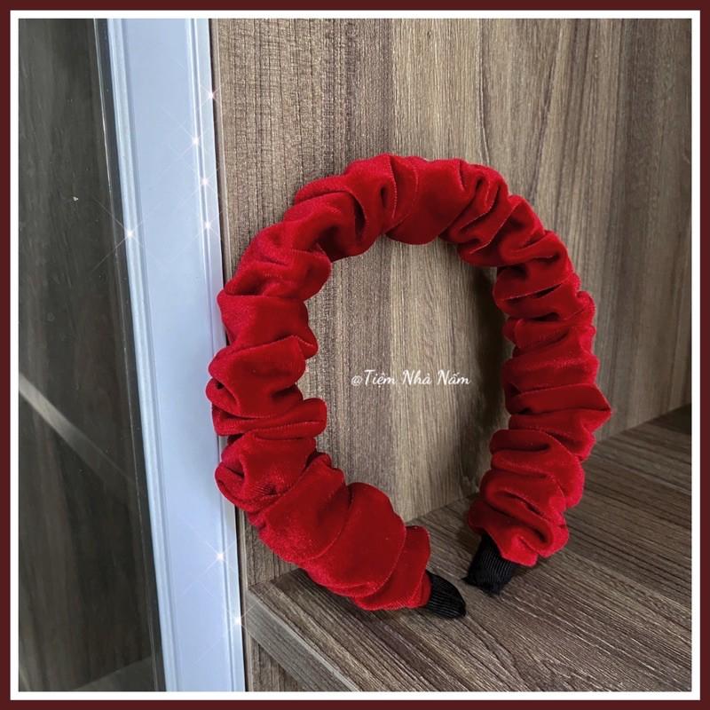 CÀI/ BỜM TÓC NHUNG NHÚN SANG TRỌNG -