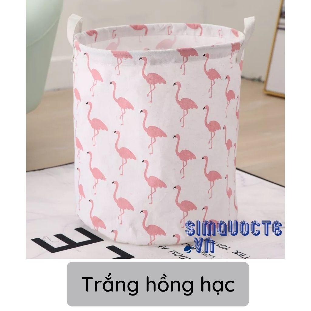 Giỏ vải đựng quần áo đồ chơi, giỏ sọt đựng quần áo đựng đồ đa năng chống thấm nước