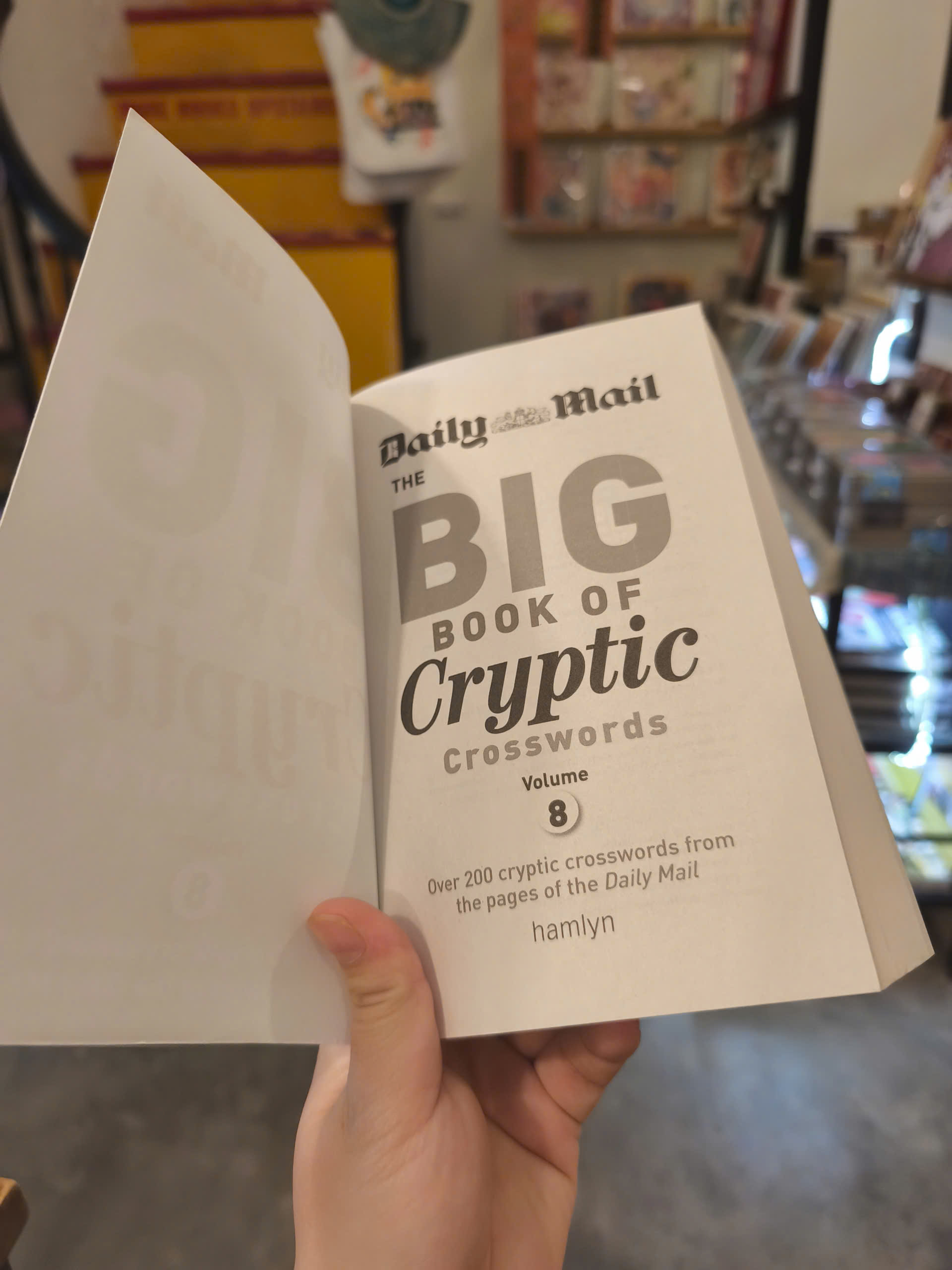 Sách - Big Book of Cryptic Crosswords 8 | Games / Ngoại văn Nhập khẩu UK / Trò chơi ô chữ giải trí