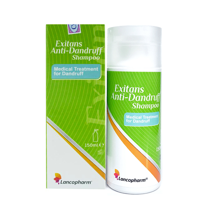 Lancopharm Exitans Anti-Dandruff Shampoo, dầu gội trị gàu, nấm của Đức (150ml)