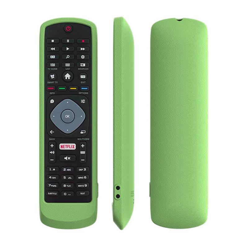 Điều Khiển từ xa cho Ốp Lưng Silicone Chống Sốc Bảo Vệ Có Thể Giặt Da cho Philip dành cho Smart TV Netflix Bộ Điều Khiển TV