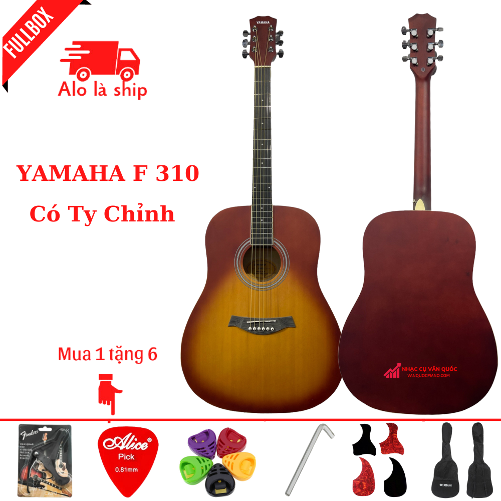 Đàn Guitar Acoustic Yamaha F 310 + Tặng Kèm Bộ Phụ Kiện 6 Món