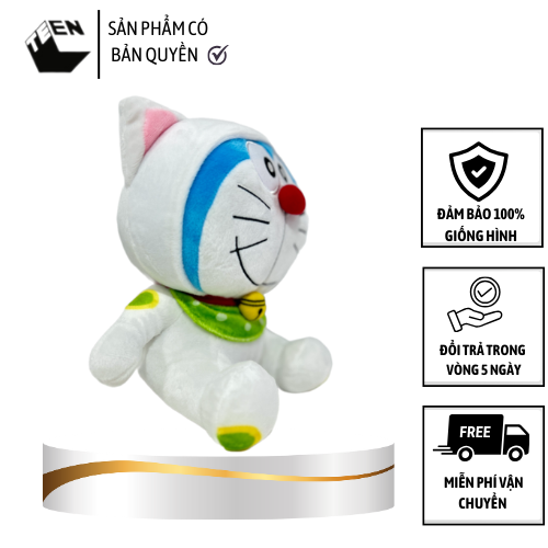 Gấu bông Doraemon Phiên bản Đặc Biệt Quý Mão 2023, Quà tết cho bé, Gấu bông nhỏ, Thú bông Doraemon cao 22cm - Sản Phẩm Có Bản Quyền, Phân Phối Bởi Teenbox