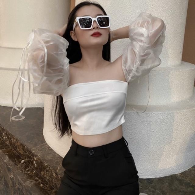 Áo đan chéo lưng Marie
