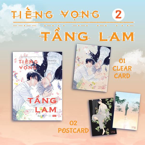 Sách - Tiếng Vọng Tầng Lam - Tập 2 - Tặng Kèm 1 PVC Card + 2 Postcard Hai Mặt Phủ Nhung Mịn