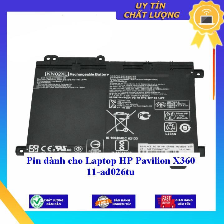 Pin dùng cho Laptop HP Pavilion X360 11-ad026tu - Hàng Nhập Khẩu New Seal