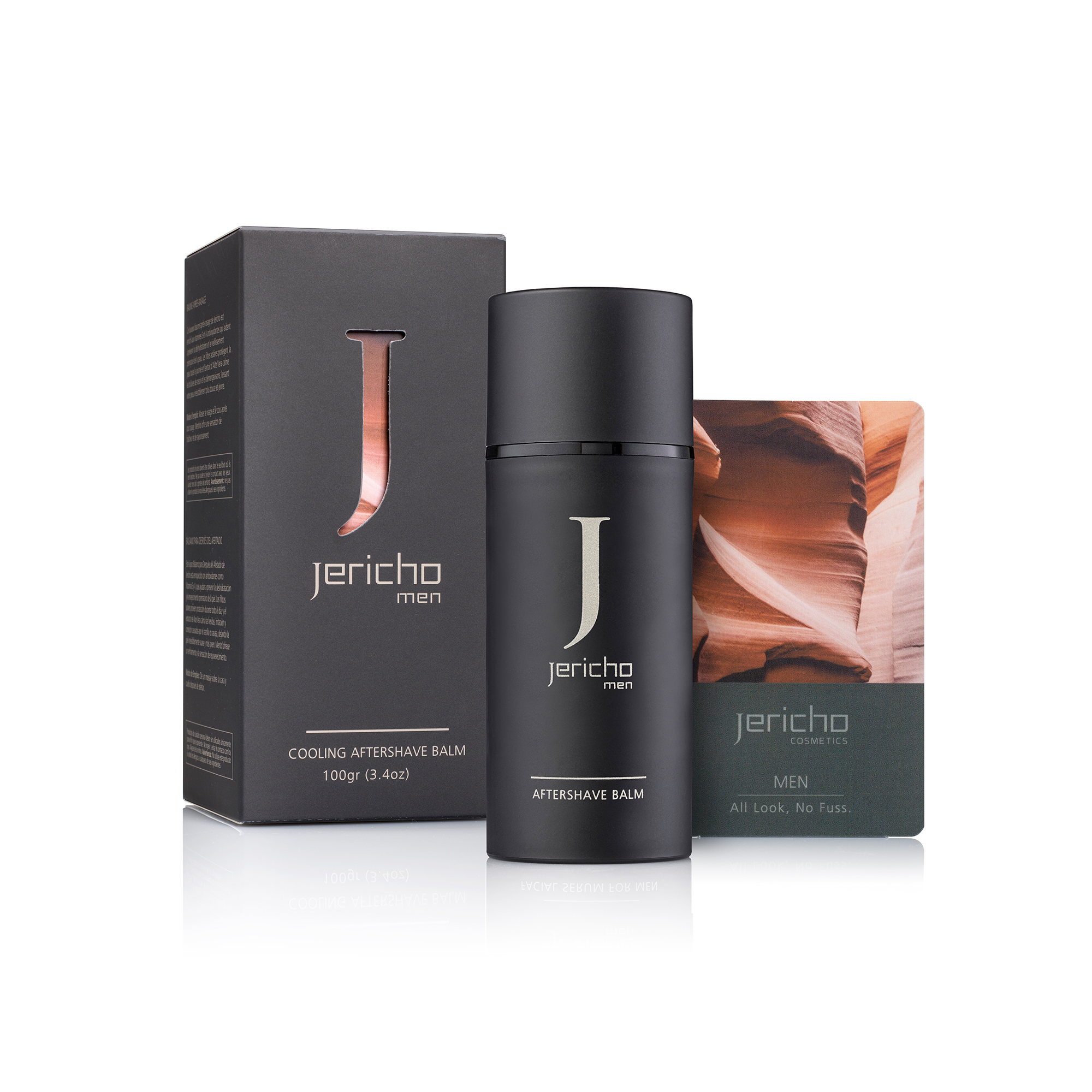 Kem Dưỡng Sau Cạo Râu Jericho Men Cooling Aftershave Balm (100gr) Làm Mát , Dưỡng Ẩm Và Chông Lão Hóa Bằng Vitamin E &amp; A - Có Thành Phần Chống Nắng, Làm Dịu , Làm Mịn Da Sau Khi Cạo Râu.