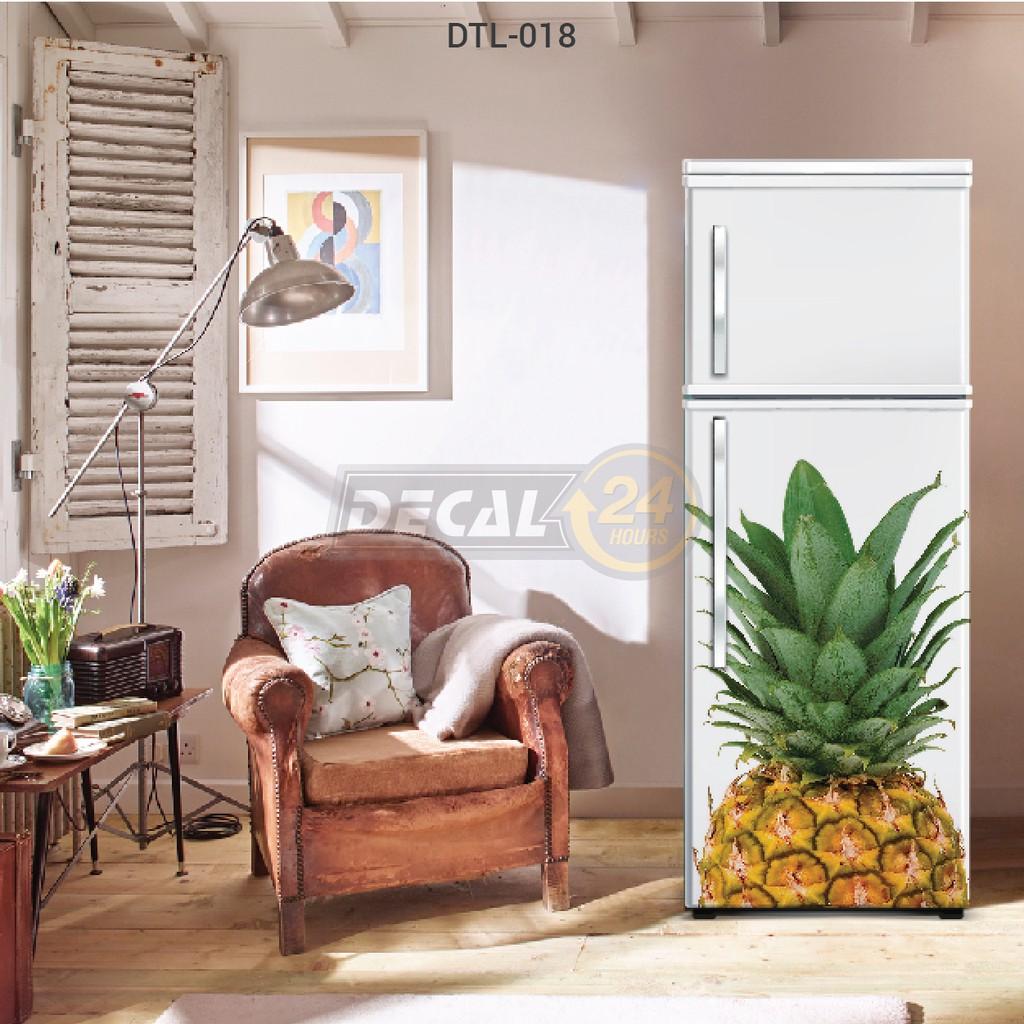 Miếng dán tủ lạnh Decal dán tủ lạnh chất liệu cao cấp, chống nước, nhiều mẫu - HÀNG BÁN CHẠY