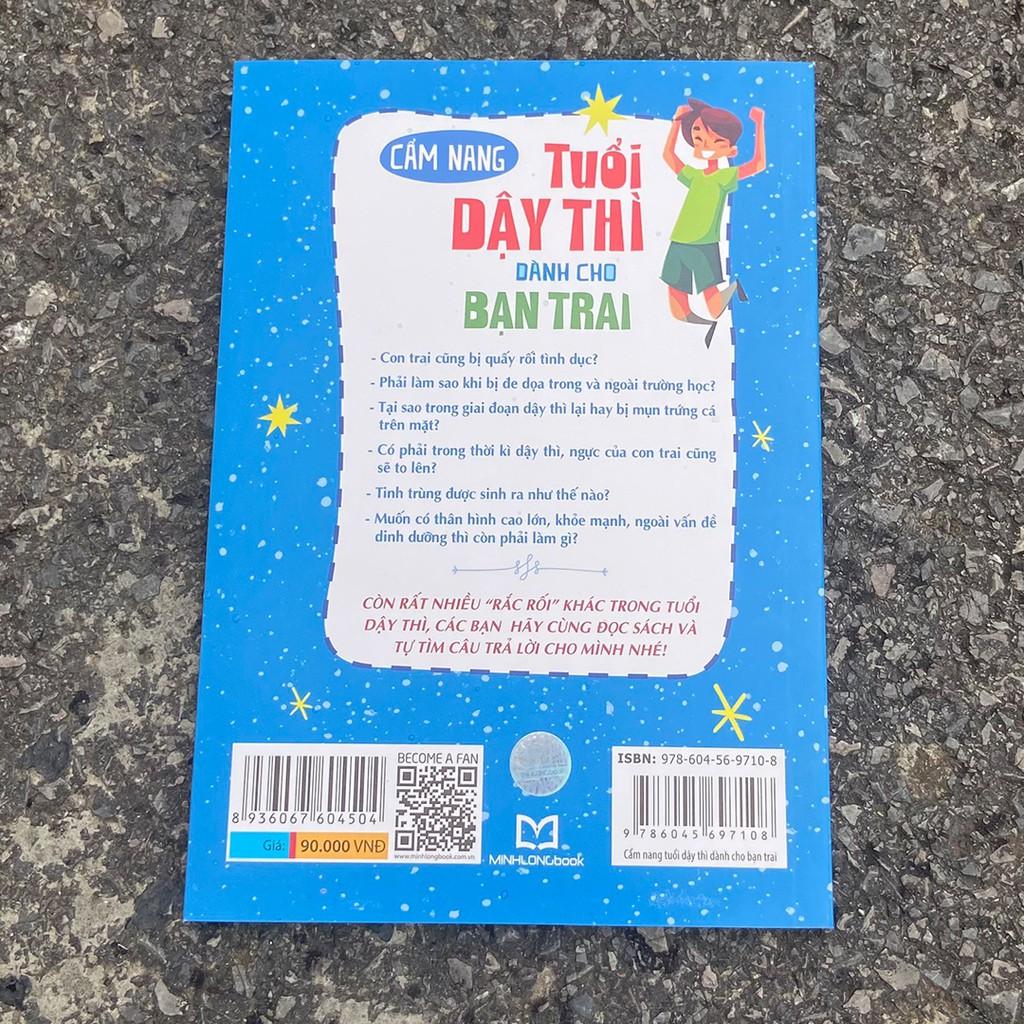 Sách: Cẩm Nang Tuổi Dậy Thì Dành Cho Bạn Trai (Tái Bản) - Minhlongbook