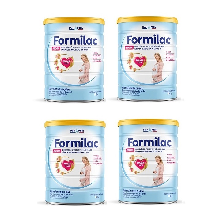 Bộ 4 Lon Sữa bột Formilac MOM - 400g