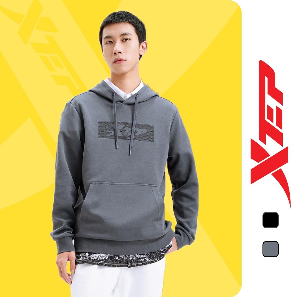 Áo hoodie Xtep, màu sắc bắt mắt thời trang, chất lượng mềm mại, thoáng mát 879329930058