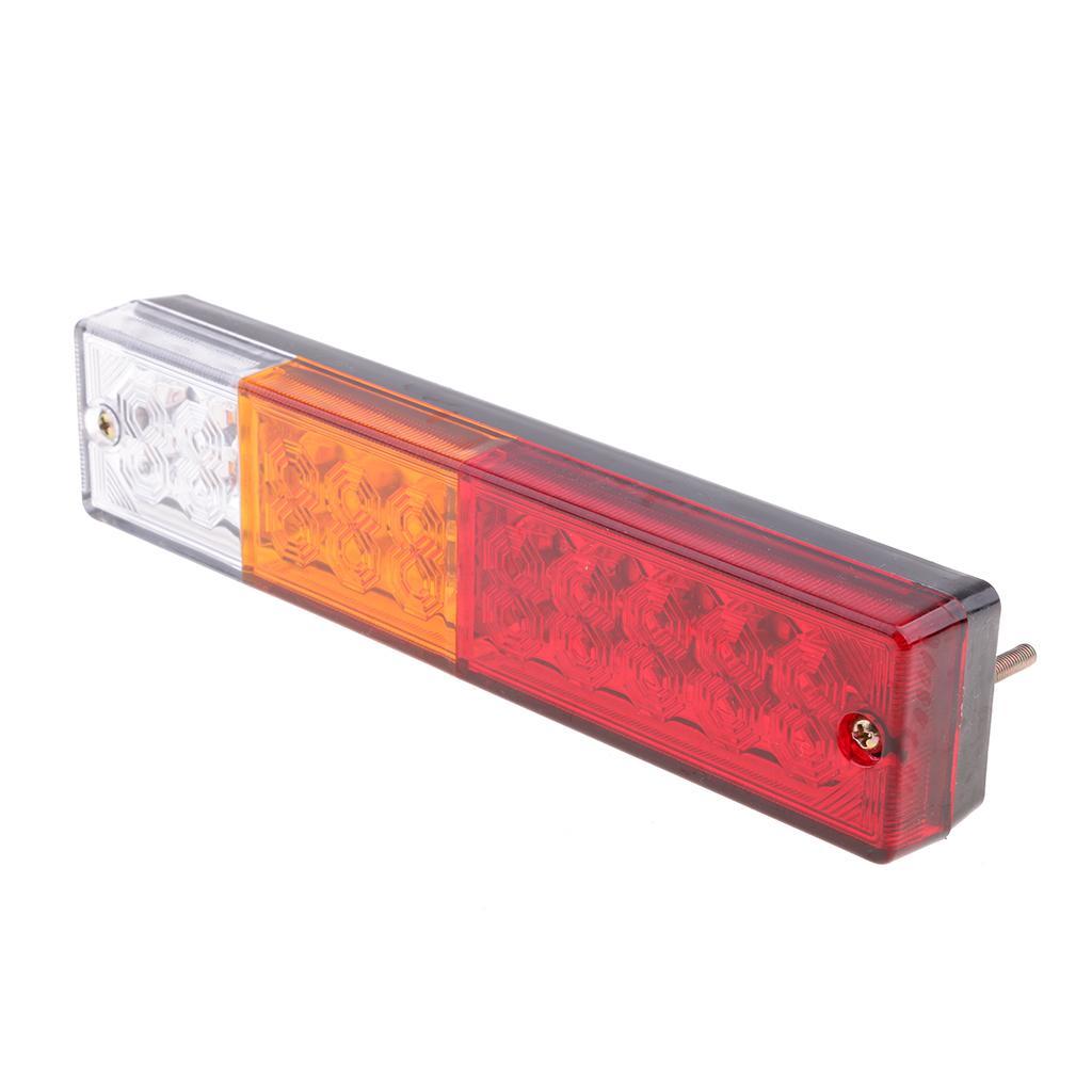 2pcs 12V 20Led Tail Reverse Back Up Light Stop Indicator Trailer Truck