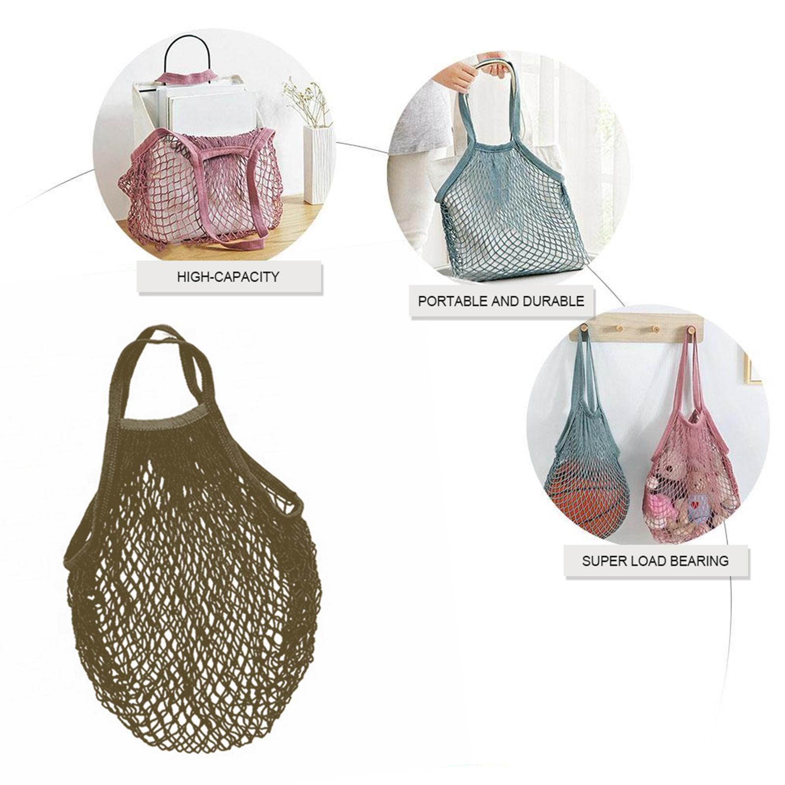 Túi lưới để mua sắm để bảo quản rau và trái cây