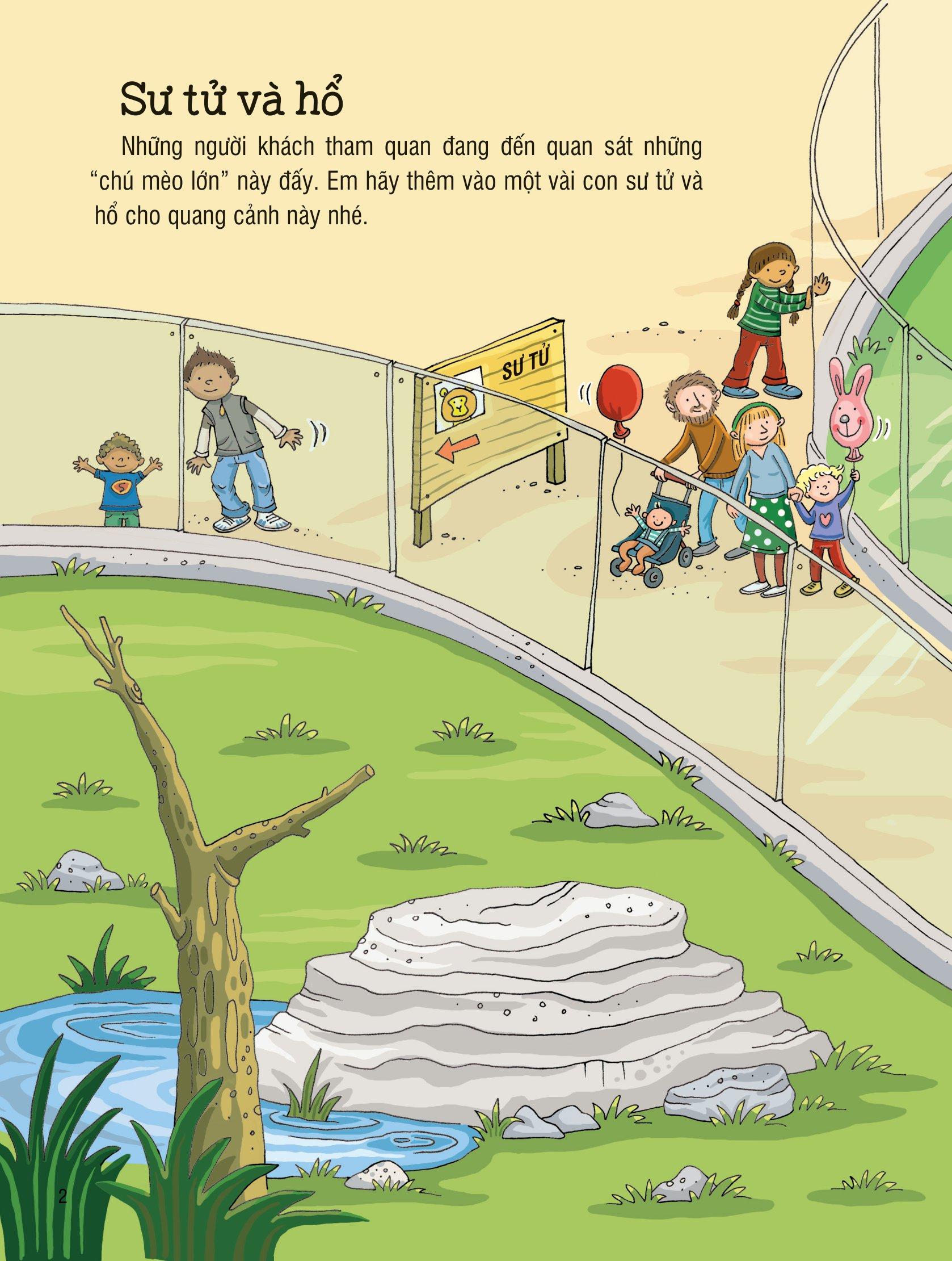 First Sticker Book - Sách Dán Hình Đầu Đời Cho Bé - Sở Thú