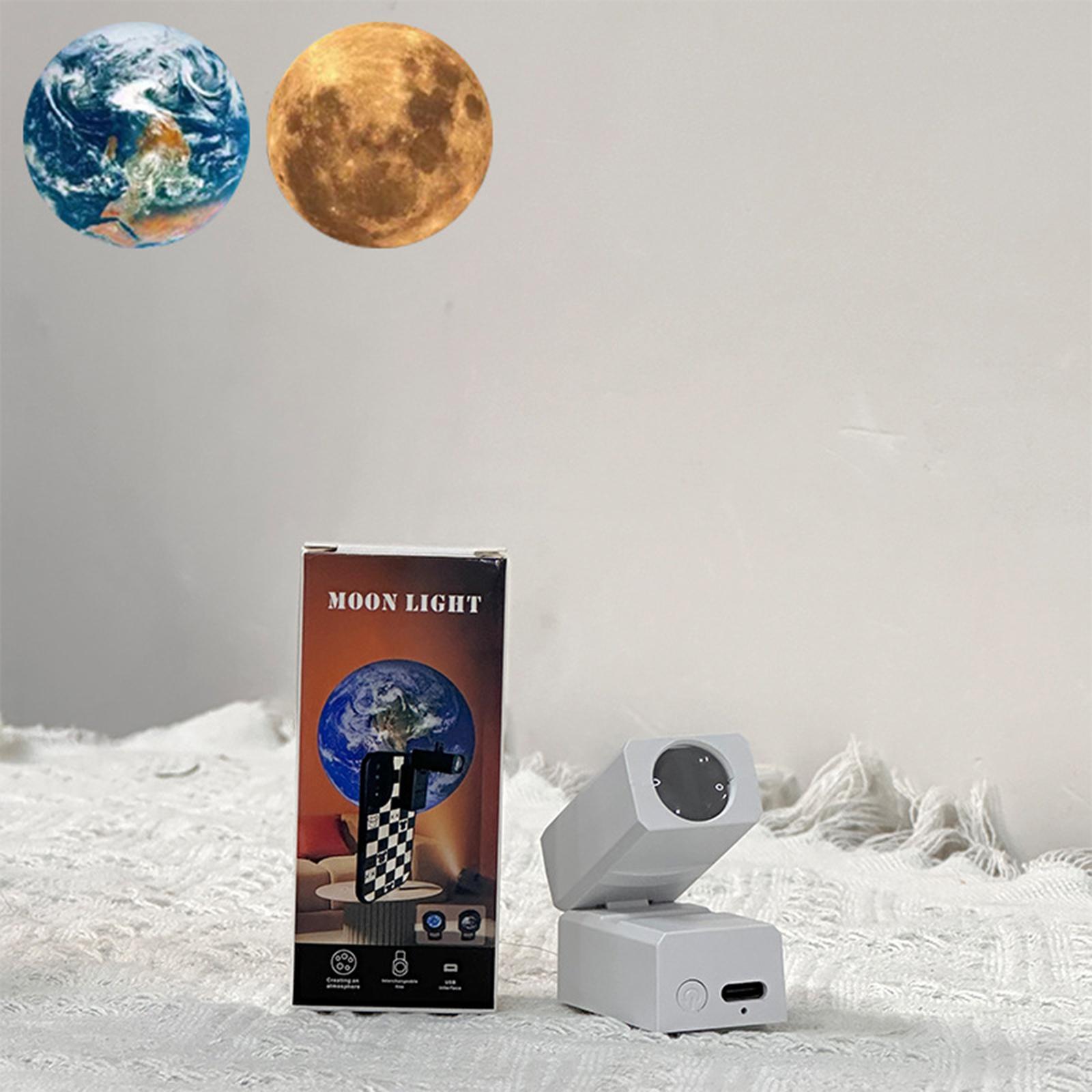 Earth Moon Projection Lamp Bedside Lamps