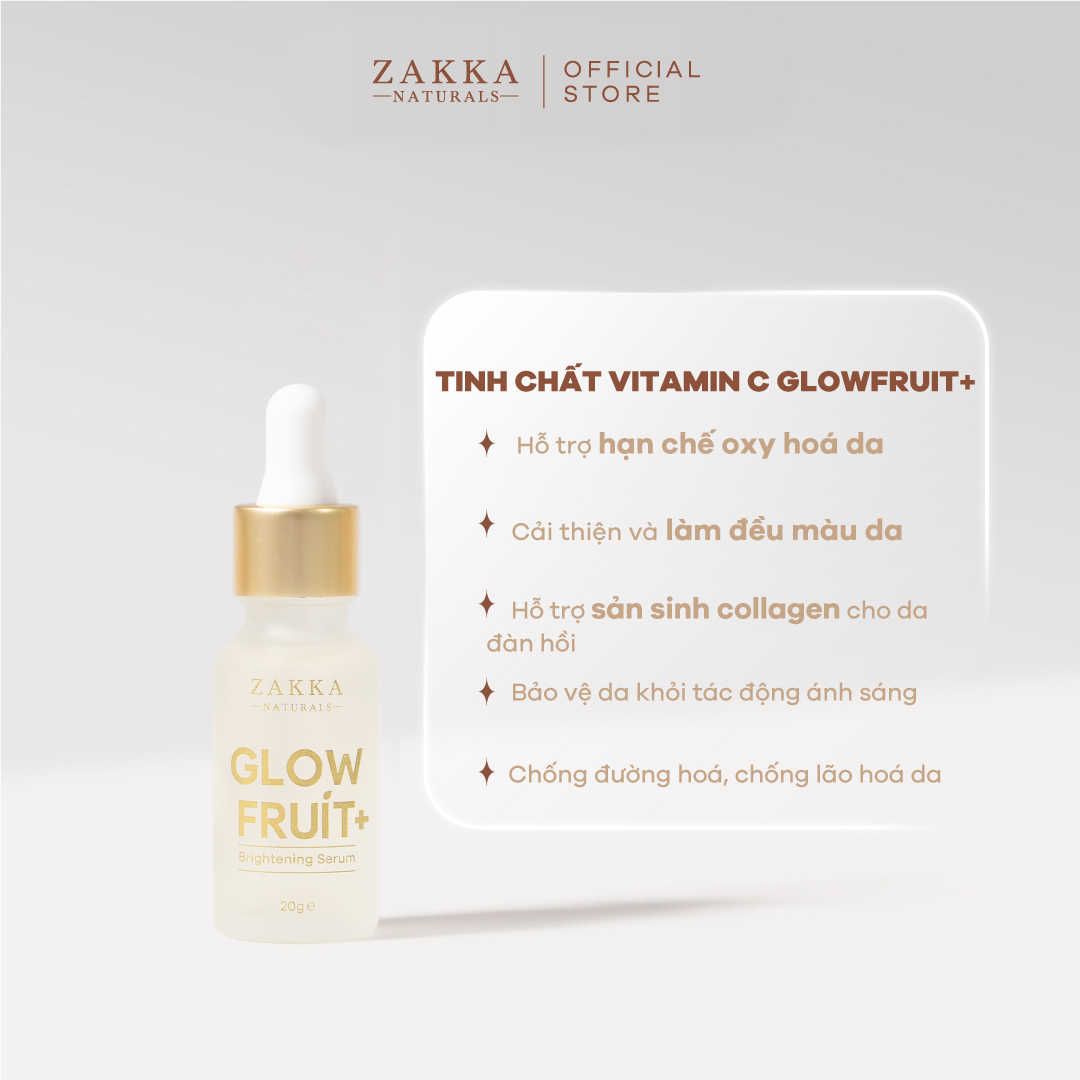 Serum Vitamin C Zakka Naturals GlowFruit+ Brightening 20g