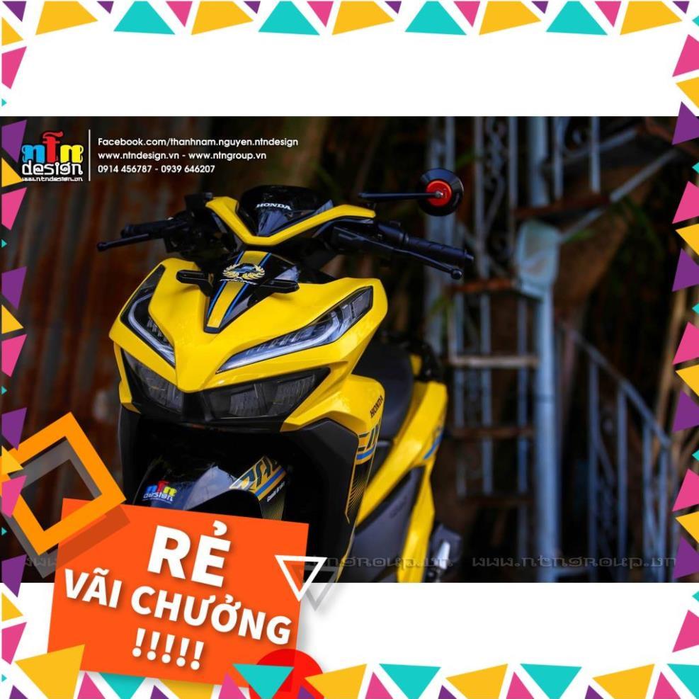 Tem Rời Vario Mẫu Racing Vàng Đen