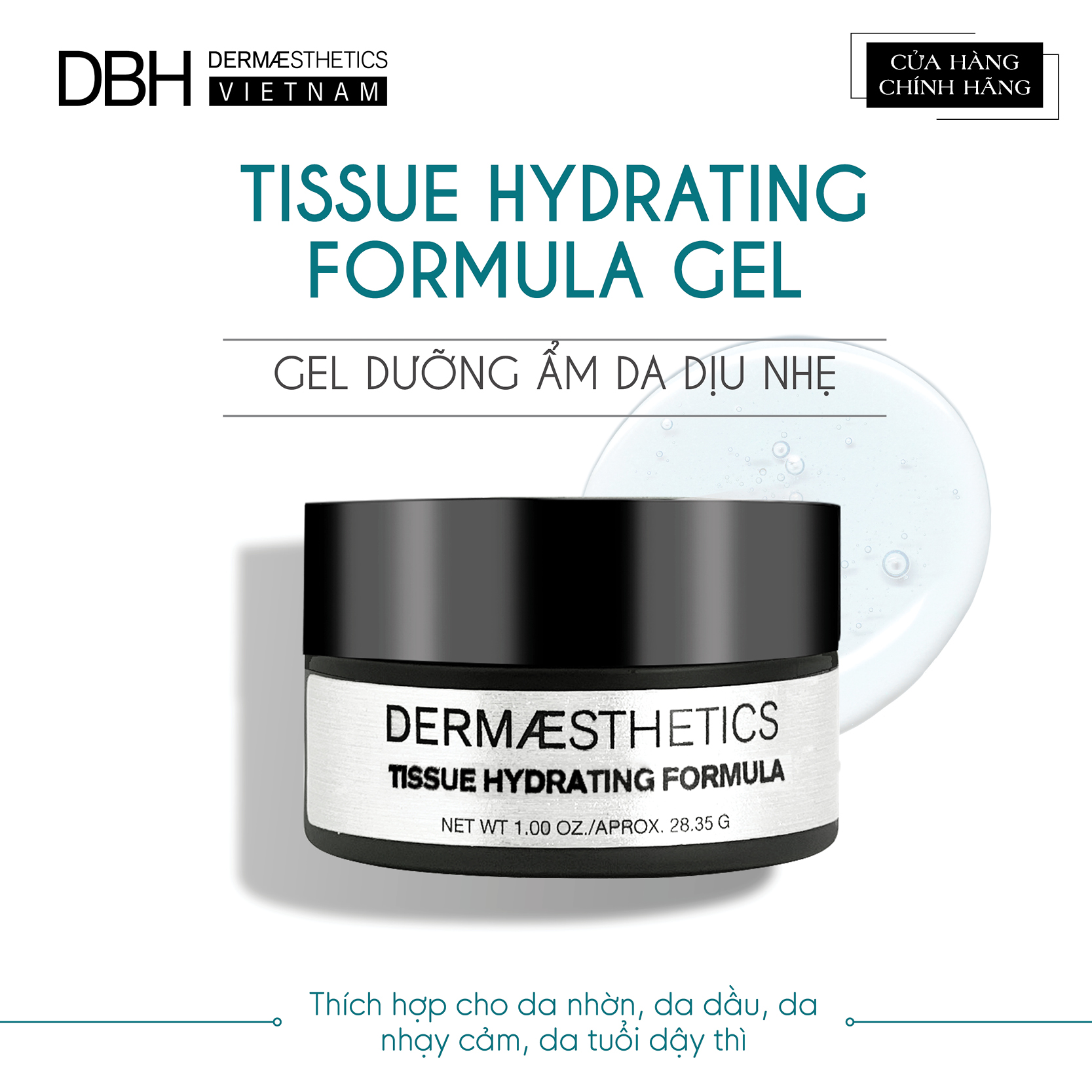 KEM DƯỠNG ẨM DỊU NHẸ DÀNH CHO DA NHỜN, DA NHẠY CẢM DỄ BỊ MỤN TISSUE HYDRATING FORMULA 1.0 OZ