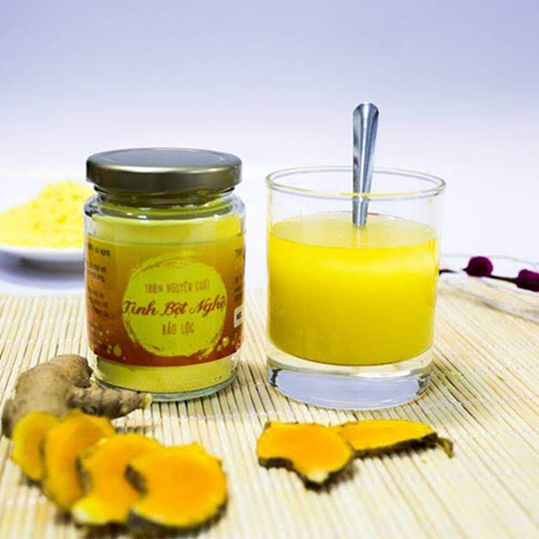 Tinh Bột Nghệ Nguyên Chất Vũ Gia - Tặng Bộ Pha Chế Đắp Mặt Nạ