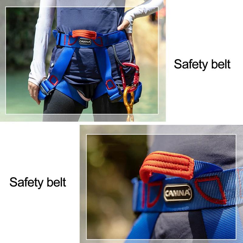 Ngoài Trời Đá Thắt Lưng Toàn Toàn Thân Dây Đai An Toàn Trẻ Em Trưởng Thành Bảo Vệ Có Thể Điều Chỉnh Dây Sinh Tồn Thiết Bị Bộ Dụng Cụ