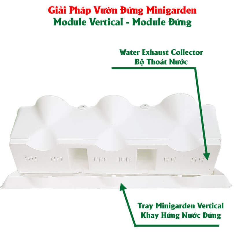 CHẬU MODULE TRỒNG RAU BAN CÔNG NHẬP KHẨU BỒ ĐÀO NHA