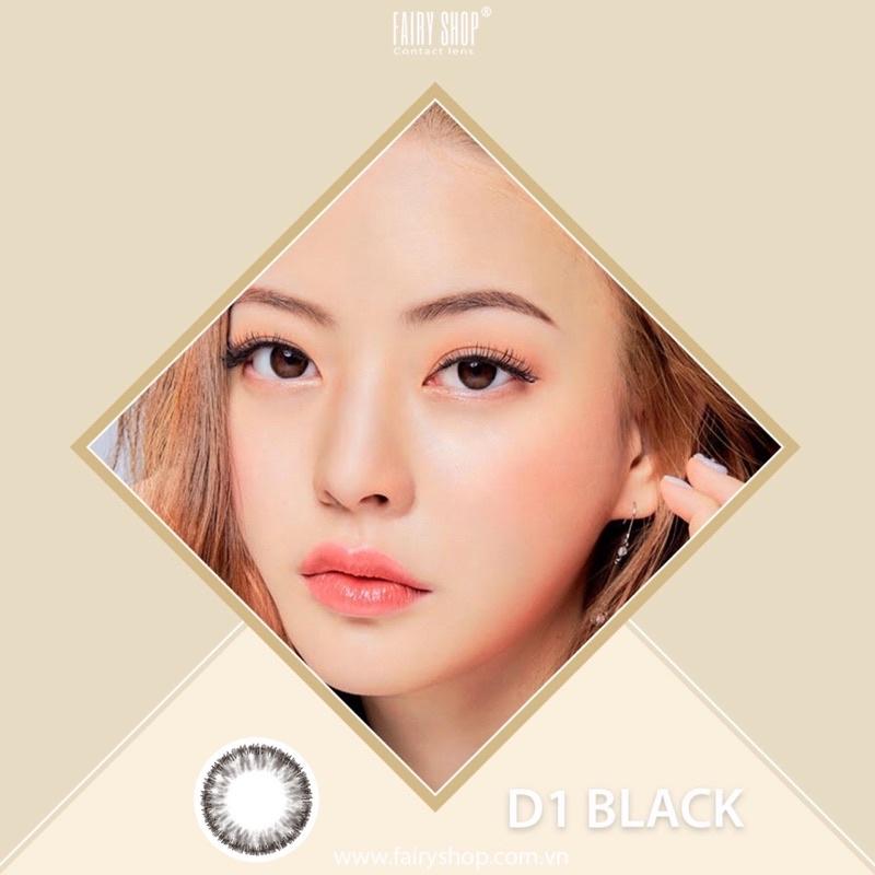 D1 black Kính Áp Tròng FAIRY SHOP CONTACT LENS