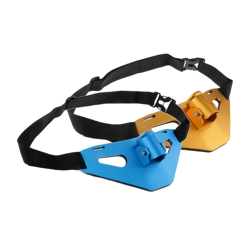 Fishing Fighting Belt Stand-up Heavy Duty Gimbal Padded Rod Holder Gold